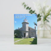 コネチカット郵便はがきストニントンハーバーライトハウス ポストカード (スタンド正面)