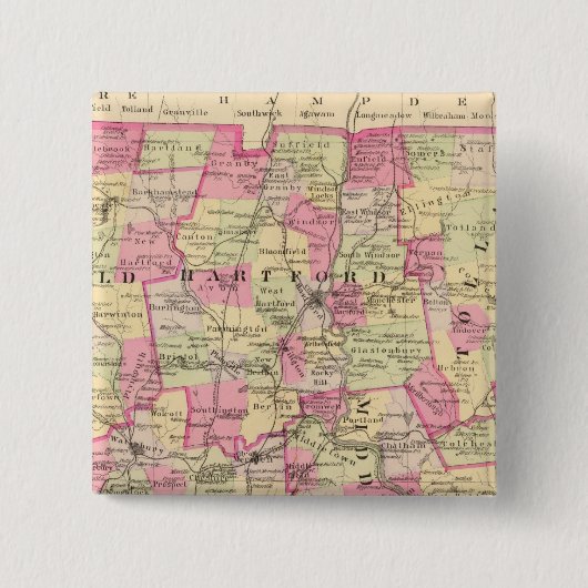 コネチカット12 缶バッジ (正面)