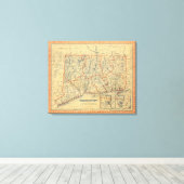 コネチカット16 キャンバスプリント (インサイチュ (ウッドフロア))