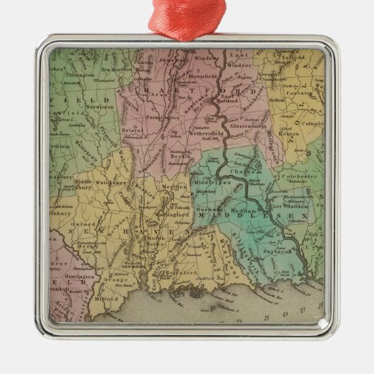 コネチカット3 メタルオーナメント (正面)