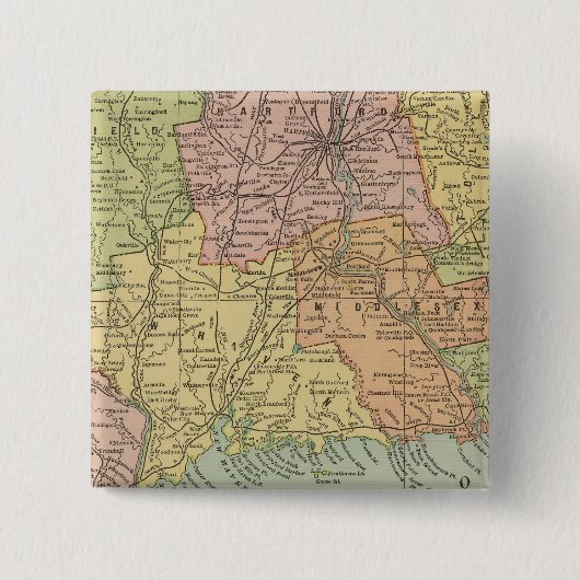 コネチカット5 缶バッジ (正面)