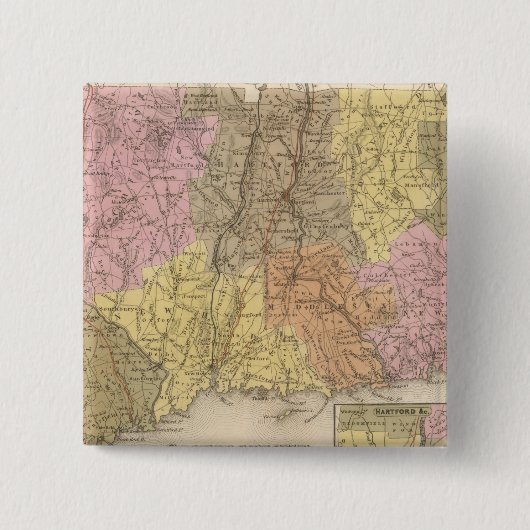 コネチカット8 缶バッジ (正面)