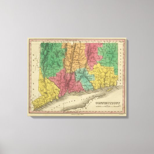 コネチカット キャンバスプリント (正面)