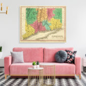 コネチカット キャンバスプリント (インサイチュ (リビング))