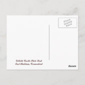 コネチカット、ギレット城 –  ポストカード (裏面)