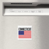 コネチカット、スター、ストライプ マグネット (インサイチュ (食洗機))
