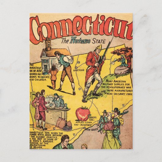 コネチカット ポストカード (正面)