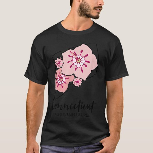コネチカット・マウンテンローレル Tシャツ (正面)