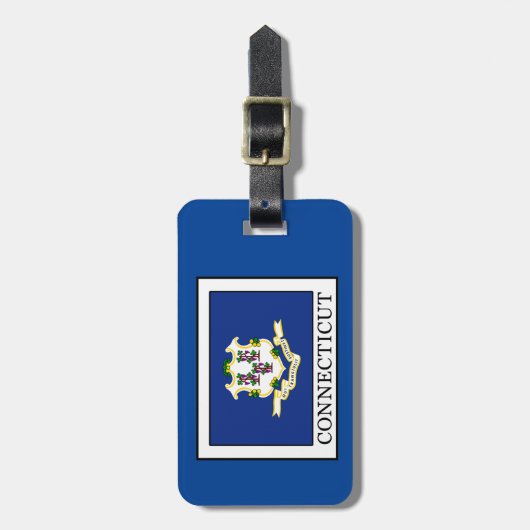 コネチカット ラゲッジタグ (正面縦)