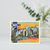 コネチカット・ヴィンテージ・トラベルからの挨拶 ポストカード (スタンド正面)