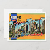 コネチカット・ヴィンテージ・トラベルからの挨拶 ポストカード (正面/裏面)