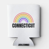 コネチカット – ヴィンテージ – 旅行 – 州- Hartford 缶クーラー (裏面)