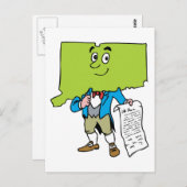 コネチカットCTヴィンテージ旅行記念品 ポストカード (正面/裏面)