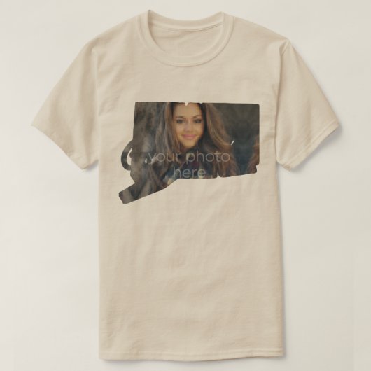 コネチカットShape Tシャツの写真州 Tシャツ (デザイン正面)