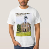 コネチカットTシャツSheffield Island Light house Tシャツ (正面)