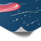 コネチカットUSAタコヴィンテージ旅行ポスター ポスター (角)