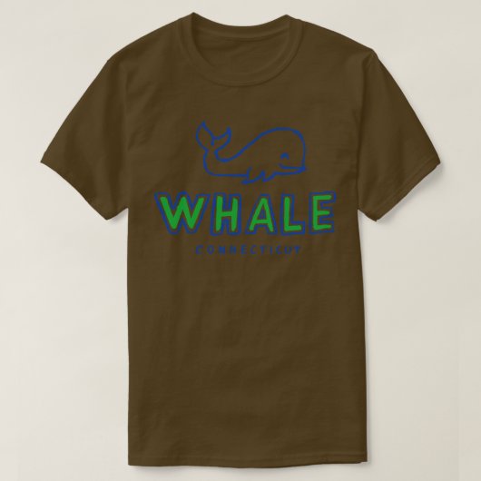 コネチカットWhaleee 1 Tシャツ (デザイン正面)
