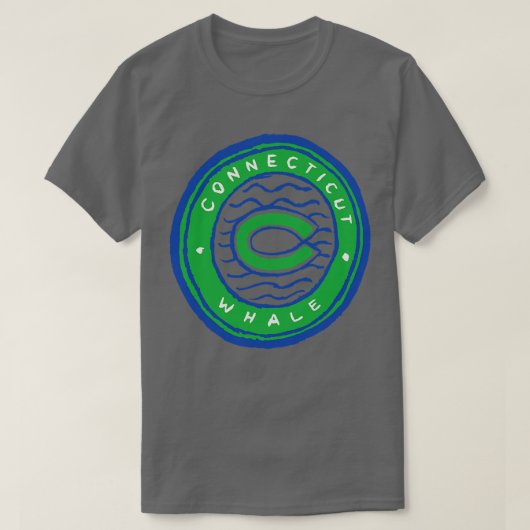 コネチカットWhaleee Tシャツ (デザイン正面)