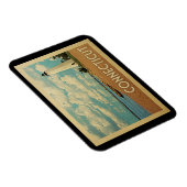 コネチティクライトハウスヴィンテージトラベル マグネット (右側)