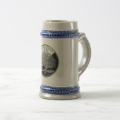 コネチティフェイク州クォーターチャーターオークツリー ビールジョッキ (正面右)