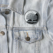 コネチティフェイク州クォーターチャーターオークツリー 缶バッジ (インサイチュ)