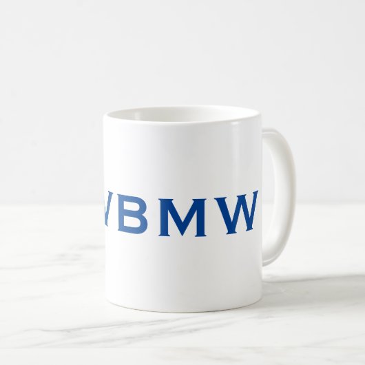 コネティカットリバーバレーBMWクラブコーヒーマグ コーヒーマグカップ (正面右)