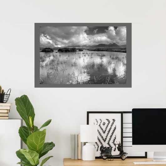 コネルメラの風景 ポスター (ホームオフィス)