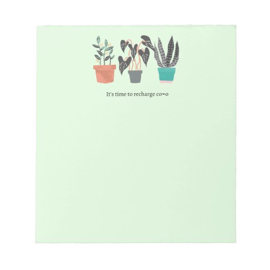 コノを充電する時間 ノートパッド (正面)