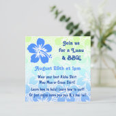 コノハイビスカス熱帯招待状 招待状 (スタンド正面)