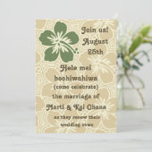 コノハイビスカス熱帯招待状 招待状 (スタンド正面)