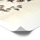 コノハウ、さくらんぼの花、月 ポスター (角)