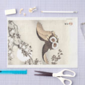 コノハウ、さくらんぼの花、月 薄葉紙 (クラフト)