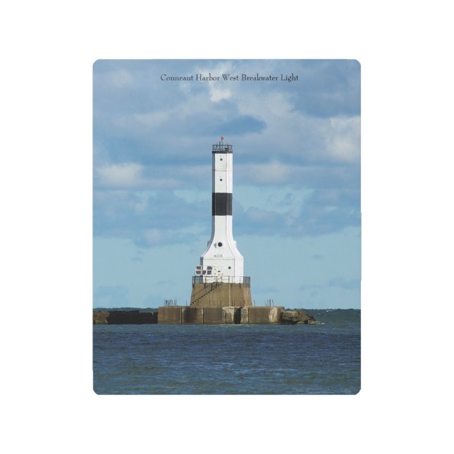 コノートハーバーウエストブレークウォーターライトメタルプリント メタルプリント (正面)