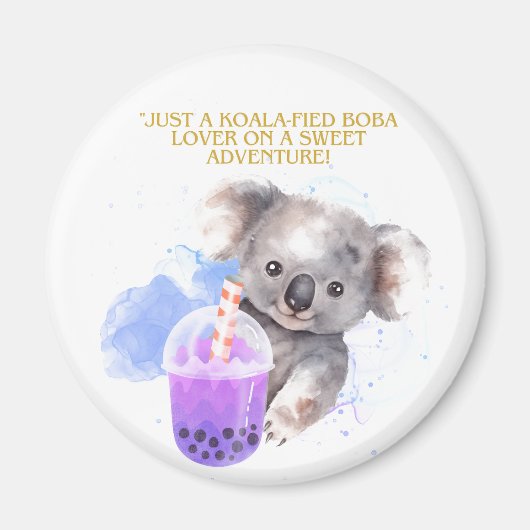 コハラ引用文 – ジャストコハラボバアドベンチャー マグネット (正面)