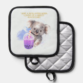 コハラ引用文 – ジャストコハラボバアドベンチャー 鍋敷き (正面/裏面)