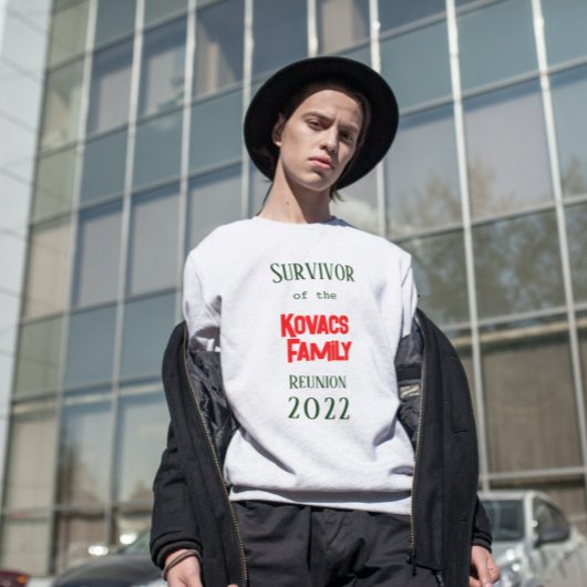 コバカスファミリー懇親会の生存者 スウェットシャツ