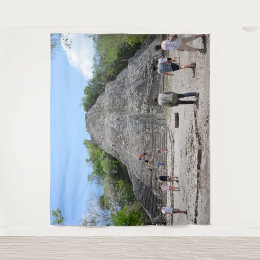 コバピラミッドマヤン遺跡リビエラマヤメキシコ タペストリー (正面)