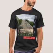 コバメキシコマヤン遺跡お土産フォトグラップ Tシャツ (正面)