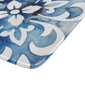 コバルトのタイルII カッティングボード (角)