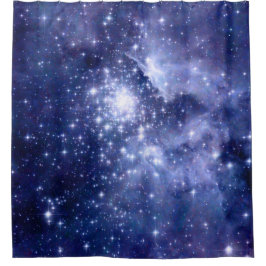 コバルトの夢の星の銀河系の宇宙の宇宙 シャワーカーテン