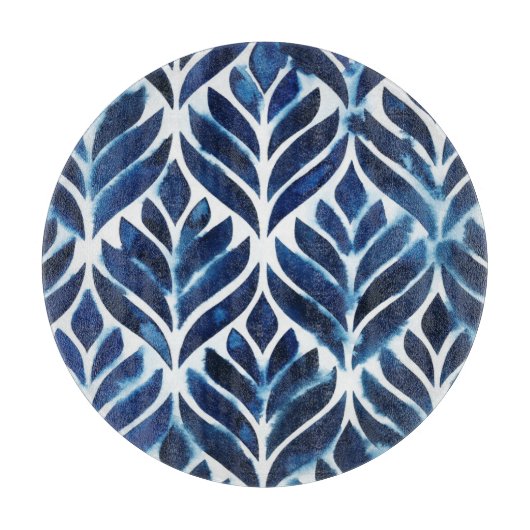 コバルトの水彩画はIVをタイルを張ります カッティングボード (正面)