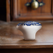 コバルトイベリア芸術的シアトルポルトガルアズレホ セラミックノブ