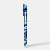 コバルトスタイリッシュブルーフローラ Case-Mate iPhoneケース (裏面 / 左)