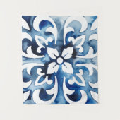 コバルトタイルII タペストリー (正面)