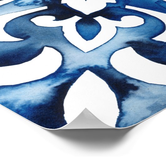 コバルトタイルII ポスター (角)