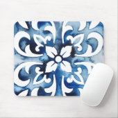 コバルトタイルII マウスパッド (マウス)