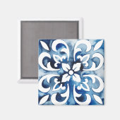 コバルトタイルII マグネット (正面/裏面)