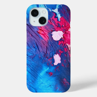 コバルトバブルガム iPhone 15ケース