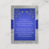 コバルトブルーとペワター ハート 封入カード エンクロージャーカード (裏面)