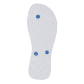 コバルトブルーとライムグリーンの絞り染めパターン ビーチサンダル (ボトム)